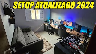 ROLÊ PELO QUARTO GAMER: Meu setup 2024 atualizado e CONSELHO NO FINAL