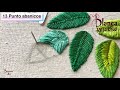 21 puntadas bordados a mano hojas y tallo how to embroidery leaves