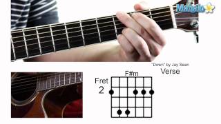 How to Play "Down" by Jay Sean on Guitar