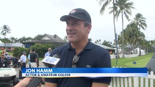 Sony Open in Hawaii featured pro golfers and famous actors