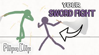 Animate your own Sword Fight with this Tutorial | FlipaClip Animation Tutorial