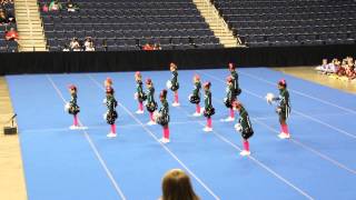 9 Year Old Collins Hill Eagle Cheerleaders Cheer-Off