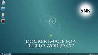 Create and run docker image from scratch (HelloWorld.cc)