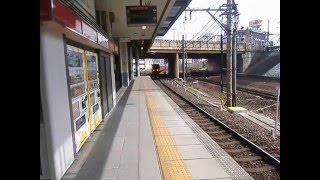 名鉄金山駅1番線　普通犬山行き到着