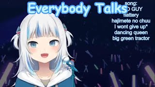 【Hololive Song / Gawr Gura】Everybody Talks [歌回] 英文+中文 歌詞