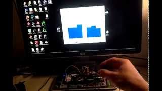 Python Matplotlib realtime bar chart with sensors