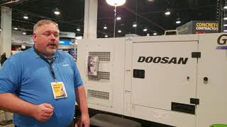 Doosan Portable Power G50 Generator at World of Concrete 2019