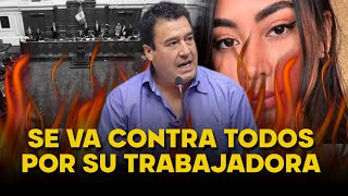 ¡TOTALMENTE DESATADO! | Edwin Martínez se enfrenta a periodistas en defensa de su trabajadora