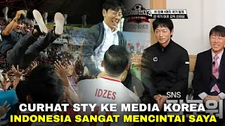 “STY : Saya Sangat Dicintai di Indonesia, 80% Penduduknya Fans TIMNAS” Cerita STY Kepada Media KOREA