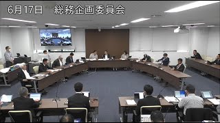 和泉市議会　令和6年6月17日　総務企画委員会・協議会