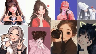 40+ cartoon girl 🦋dp pic|| anime🔥images||doll dpz for🎯 whatsapp || whatsapp🖤 dp cartoon girl ||