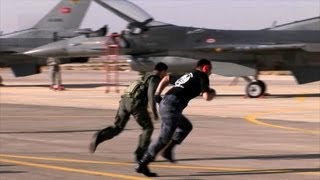 Jordanian, Turkish, American F-16 Pilots Compete in Falcon Air Meet