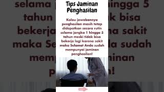 Tips Jaminan Penghasilan