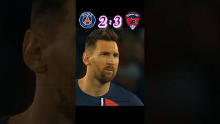 Messi last match psg. Psg 🆚 clermont foot. #football #shorts