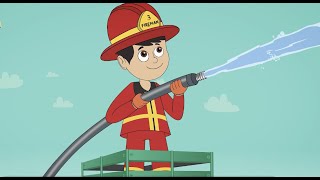 10 Little Firemen | Ten Little Firemen | Rhyme