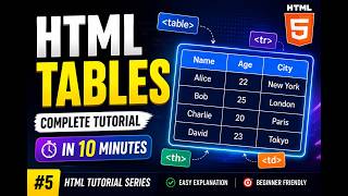HTML Tutorial #7 | HTML Tables
