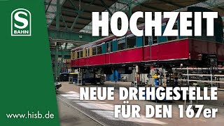 Historische S-Bahn Berlin: neue Drehgestelle für den 167er