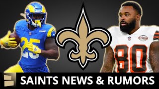 New Orleans Saints Free Agency Rumors On Signing Jarvis Landry & Sony Michel In 2022 NFL Free Agency