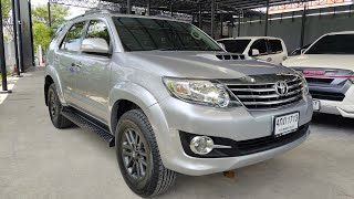 💥อัพเดทรถครอบครัว 7 ที่นั่งเข้าใหม่รุ่นหายาก Toyota Fortuner 2.4 v 2 WD midnight Shine  2014-15