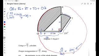 Ting 2 : Bulatan (perimeter sektor)