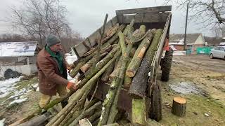 ВОЗИМО ДРОВА З ДОЛИНИ ТРАКТОРОМ Т-16