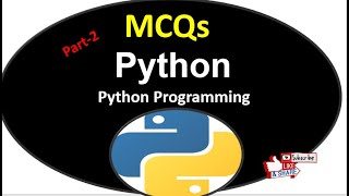 Python objective questions |Python programming MCQs|Learn python|Advanced python objective questions