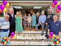 Marta’s 70th Birthday