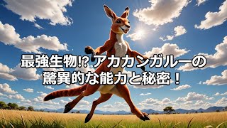 世界最強！？アカカンガルーの驚異の生態#知識の動物ライブラリ#動物好きな人と繋がりたい#雑学#生き物雑学#豆知識#知識欲#自然の驚異