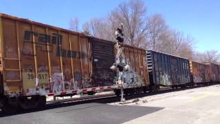 CSX Mixed Freight Train in Ashland Va