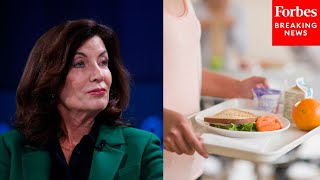 JUST IN: Gov. Kathy Hochul Announces Universal School Meals Plan For New York Students