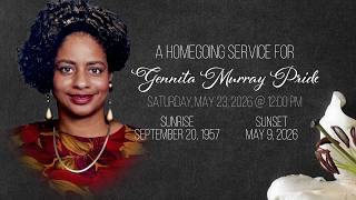 Homegoing Service for Gennita Murray Pride