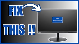 How To FIX Lenovo Monitor Power Saving Mode (2026 Steps!)