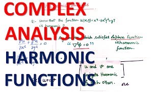 Complex Analysis-2, Harmonic Functions