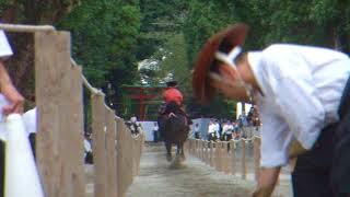 japanese horseback archery  1  ( rehearsal of  the Yabusame ceremony)