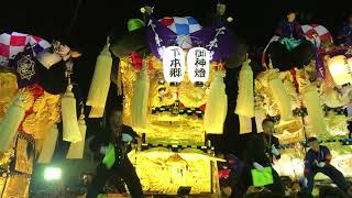 新居浜太鼓祭 大生院地区 中萩地区 フレッシュバリュー寄せ太鼓 2018/10/16