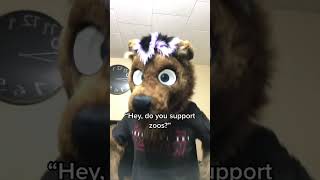 Don't support zoos #fursuiter #furries #fursuit #fursuiting #fursona #fur #furry