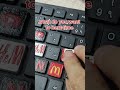 Draw a KFC logo on keyboard button 🔘✅ #art #costom #artistdrawing