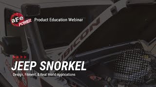 aFe POWER Webinar: Jeep Snorkel