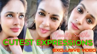 Heroine Nandita Swetha Cutest Expressions Exclusive Video | Nandita Mesmerizing Moments