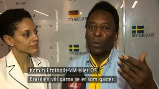 Pelé på besök i Sverige - TV4 Sport