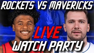 Rockets vs Mavericks Live Watch Party - NBA Regular Season 2023-2024