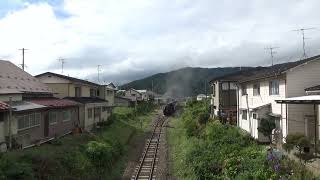 ＳＬ銀河　釜石線　遠野駅発車　2022.09.17