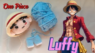 Part 3- How to crochet a chibi Luffy doll | Hướng dẫn cách móc Luffy One Piece (Phần quần)