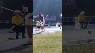 Inter State: Tajinderpal Singh Toor wins Gold with a throw of 19.92 #athletics #parisolympics