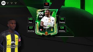 Is this card is overrated ?? ( Moussa Diaby full review gameplay || fc mobile