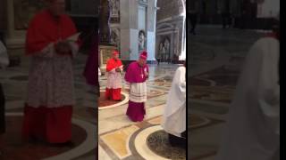 Anglican Evensong at St. Peter's Basilica, Vatican