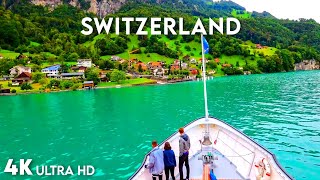 Switzerland In 4K - Winter to Spring - Meditation Relaxing Music - Beautiful Nature Please
