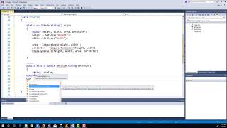 C# Rectangle Application