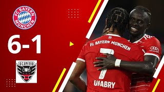 Bayern Munich vs DC United 6 2 Extended Highlights & Goals  21 July 2022