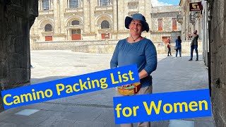 Camino de Santiago Packing List for Women